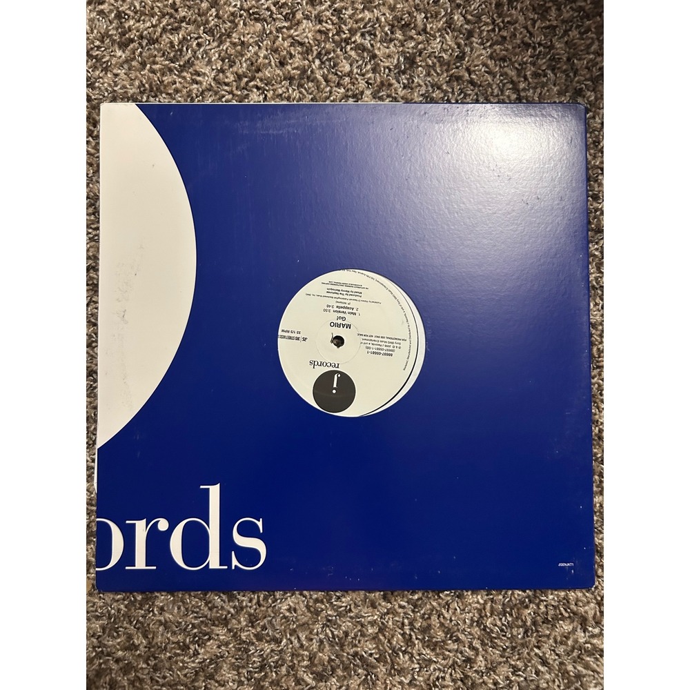 Mario Go! Vinyl 12" Single 2005 J Records The Neptunes Promo 88697-05681-1